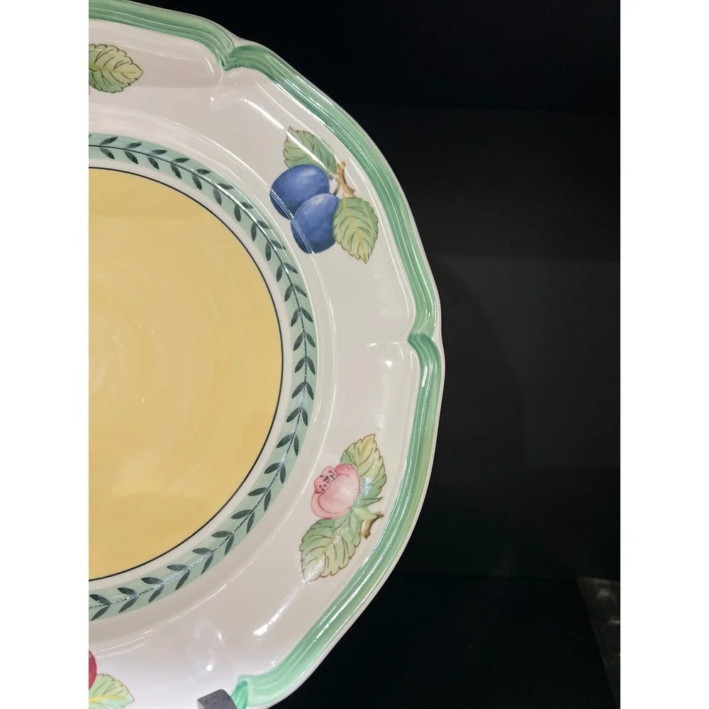 Villeroy & Boch French Garden Fleurence Dinner Plate 10.5 Fruit Scalloped Rim